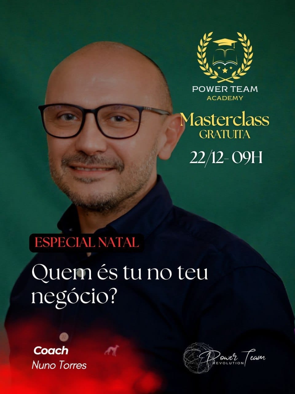 Masterclass Especial Natal com o Coach Nuno Torres