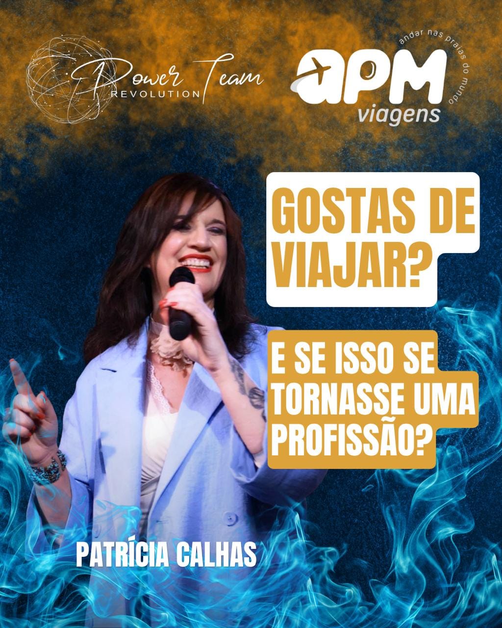 Cartaz da oportunidade APM Viagens