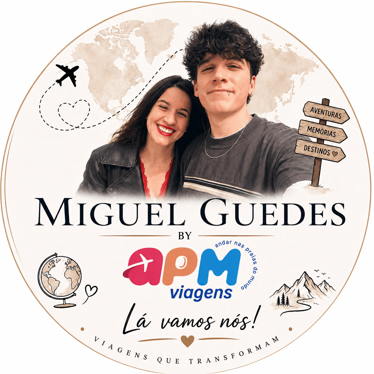 Lá Vamos Nós Mãe e Filho pelo Mundo