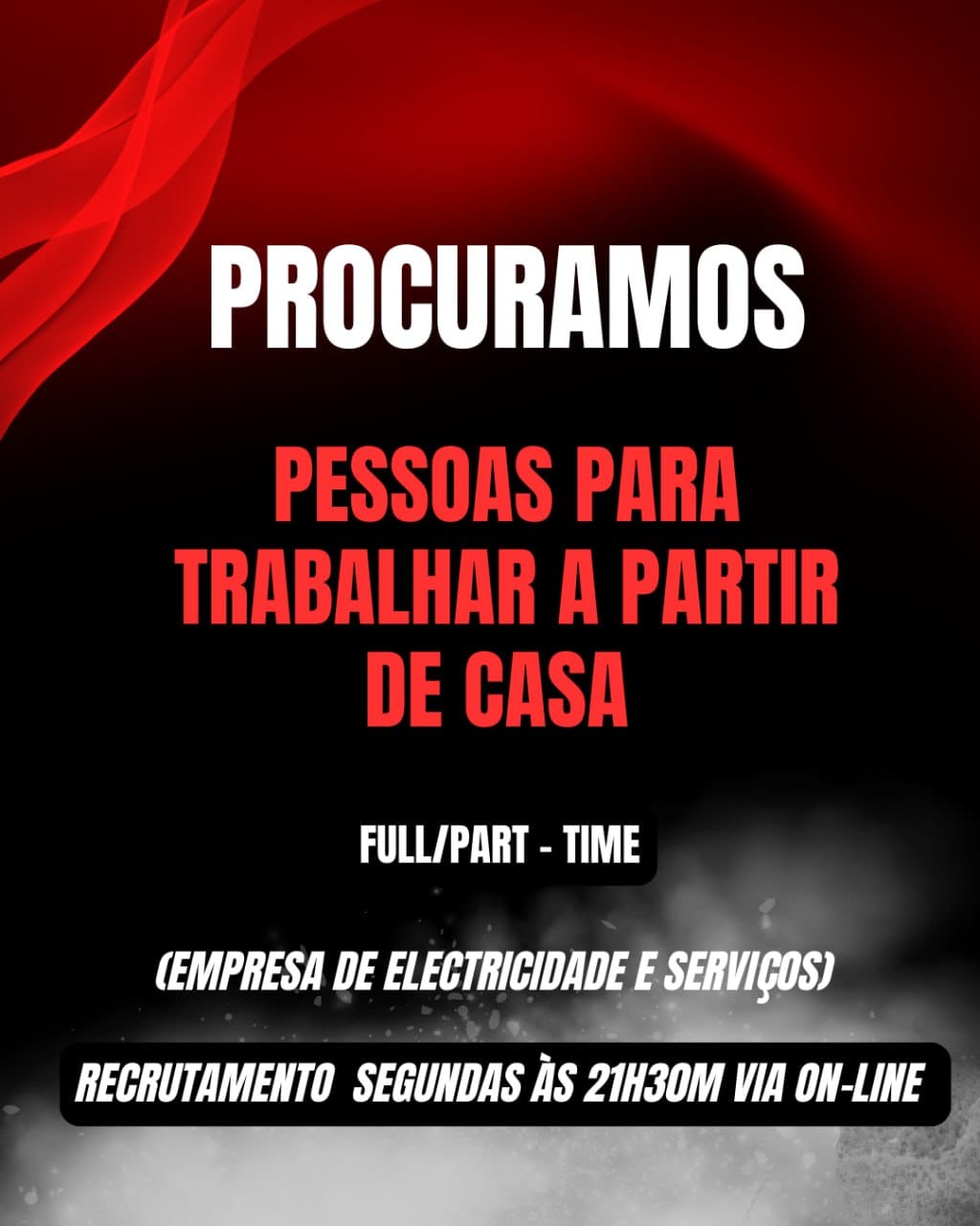 Oportunidade comercial para trabalhar a partir de casa