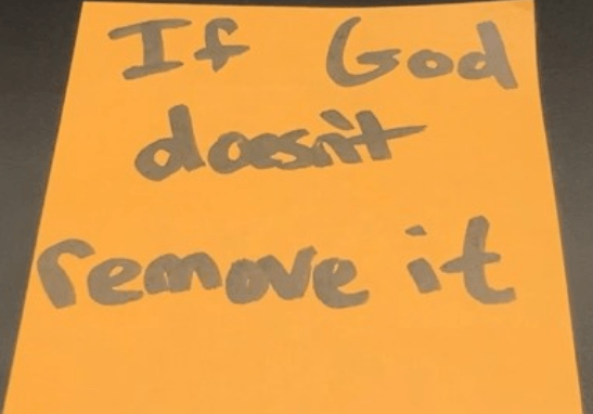 Did God do this to you?