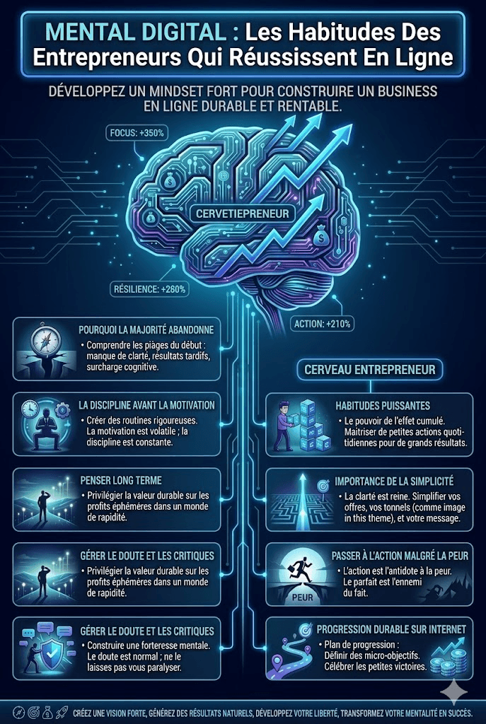 Infographie Mental Digital