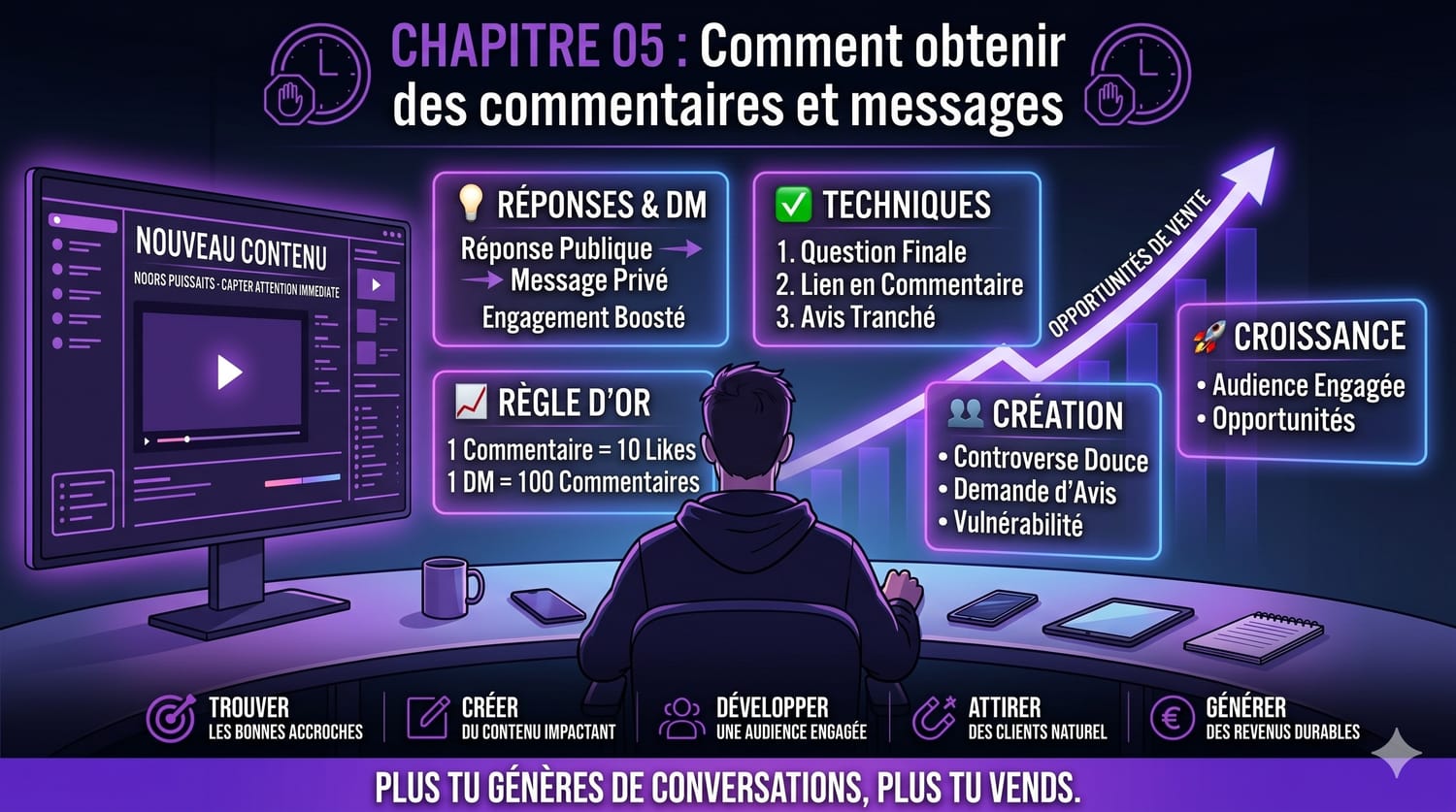 Comment obtenir des commentaires et messages