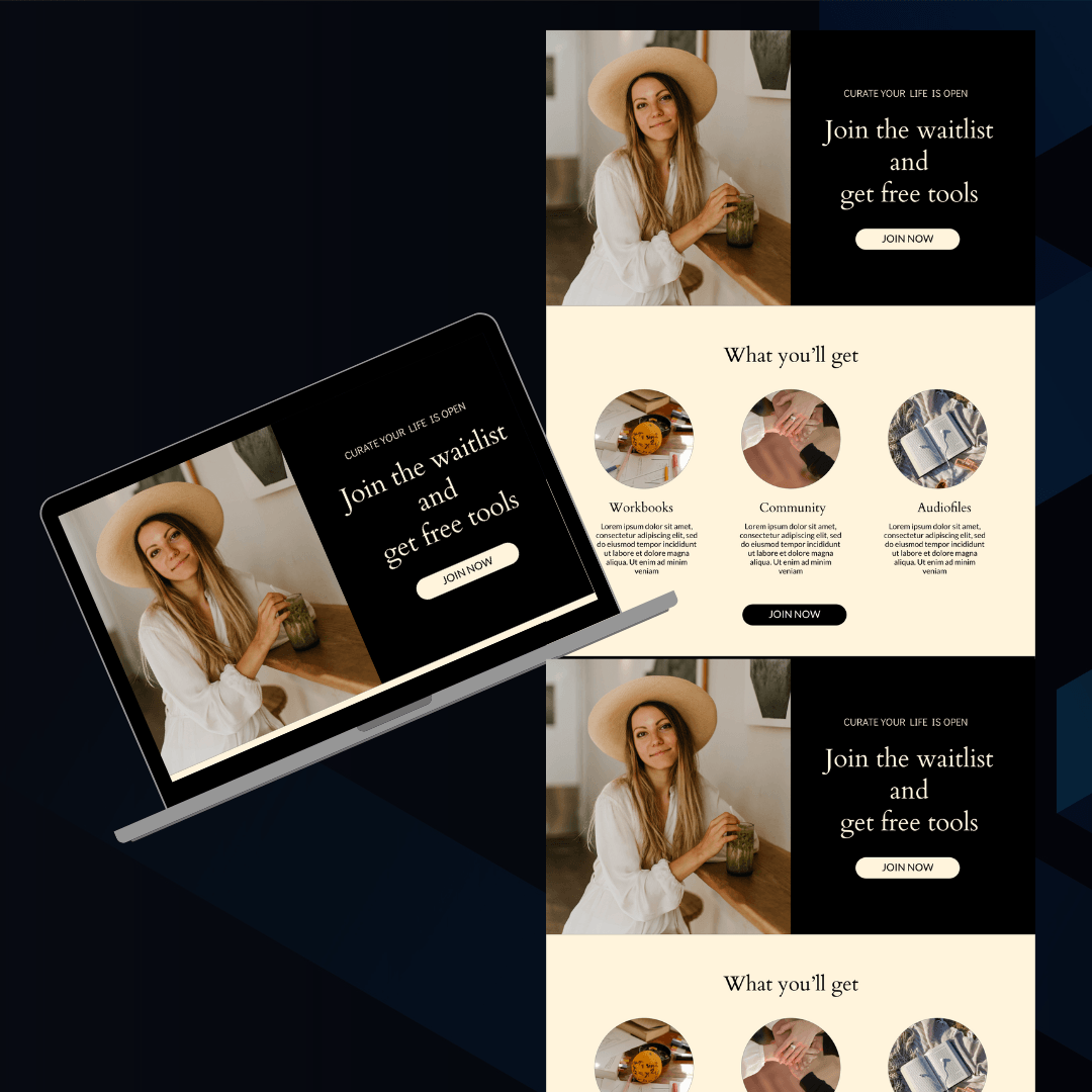 High-converting sales funnel design by professional funnel builder, featuring persuasive copy, CTA buttons, and testimonials - built with Kartra