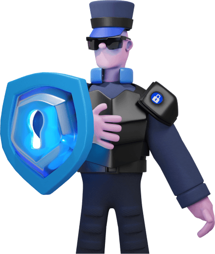 Shield icon representing advanced web protection