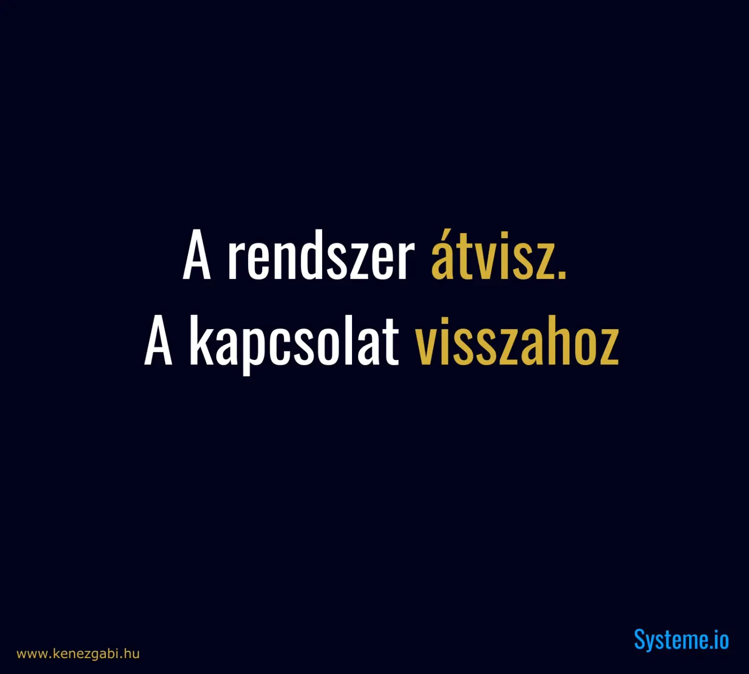 A rendszer működik. De nem helyettesít.