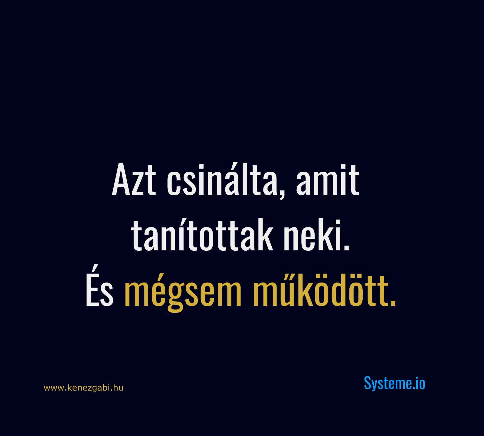 A marketing csak közvetíti azt, ami mögötte van