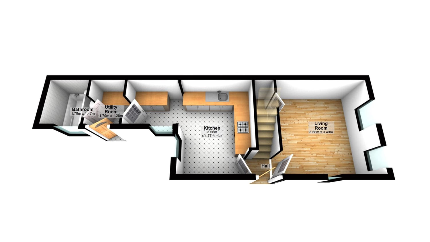 3D floor plan