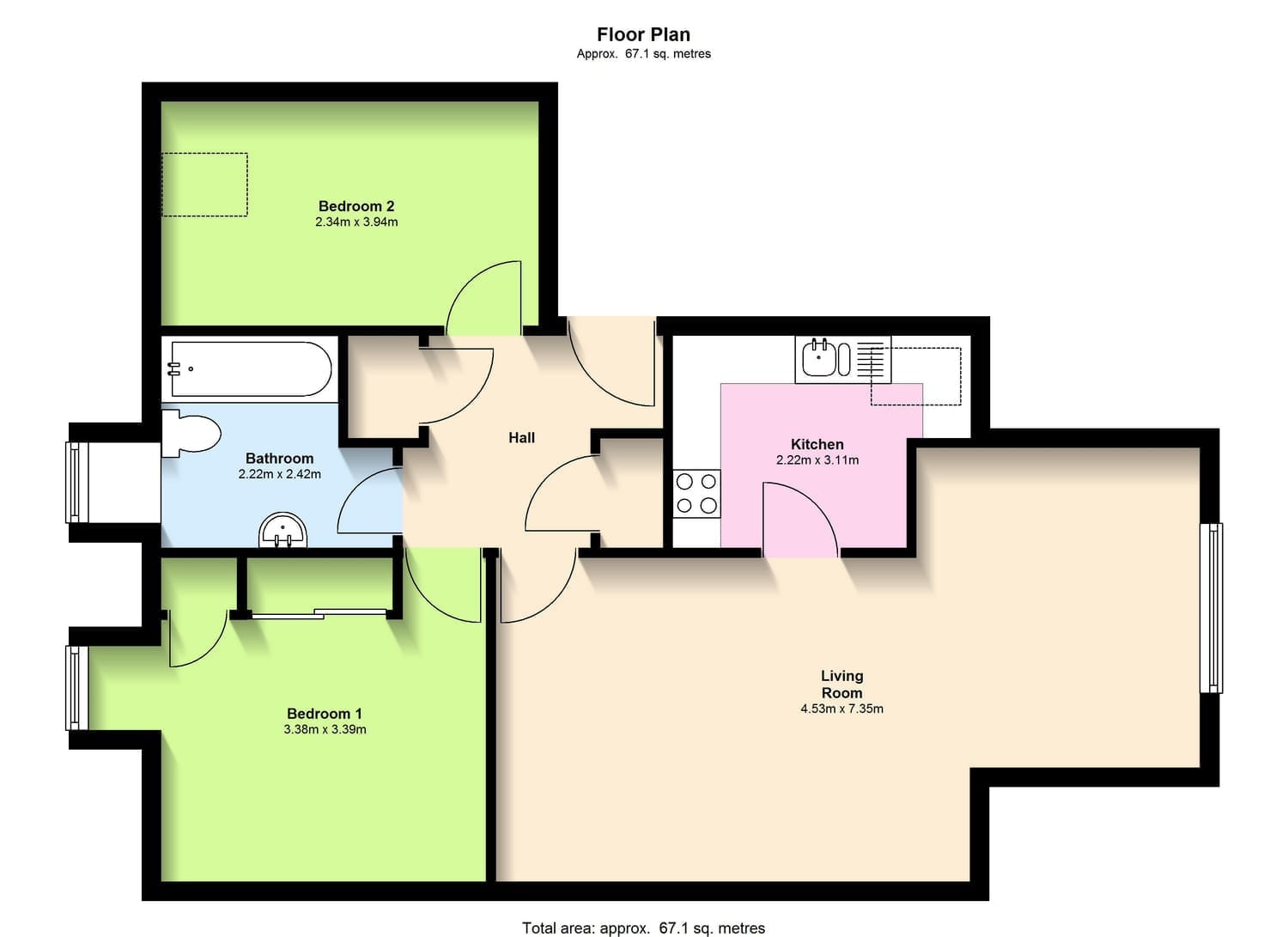 2D floor plan