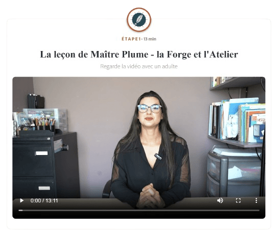 La vidéo de Maître Plume