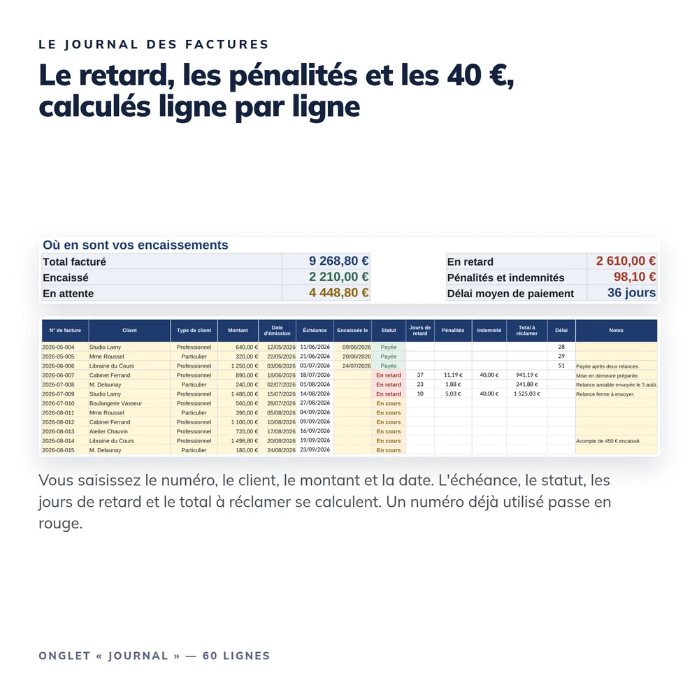 Pack Documents Micro-Entreprise 2026 6