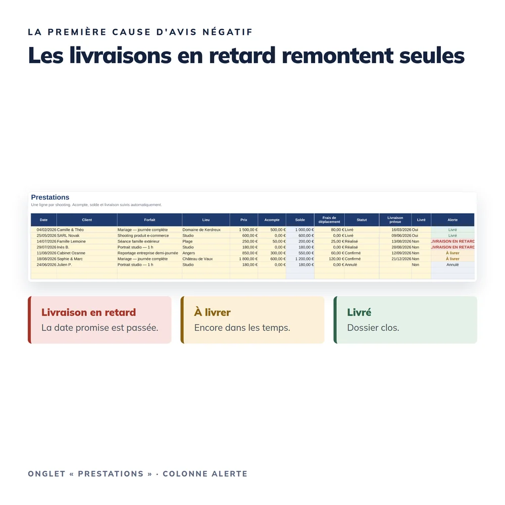 Pack Pilotage Photographe 2026 — aperçu 3