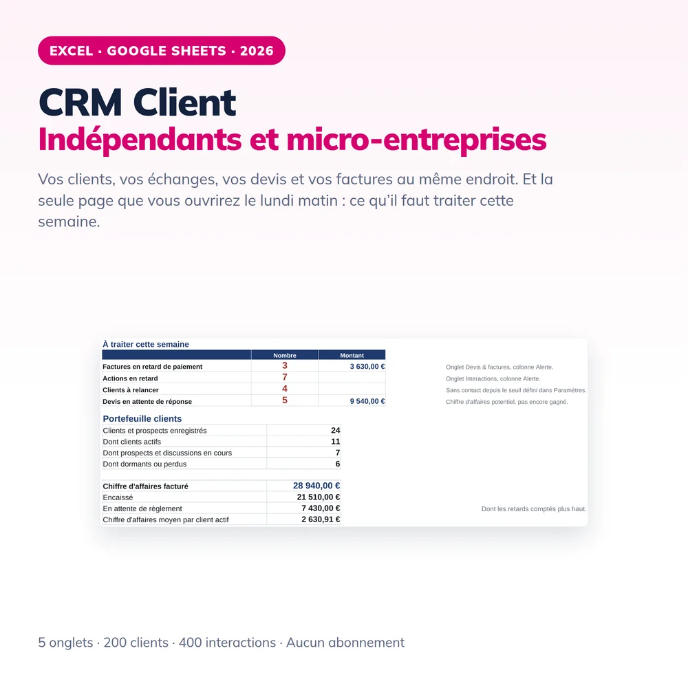CRM Client Micro-Entreprise 2026 1