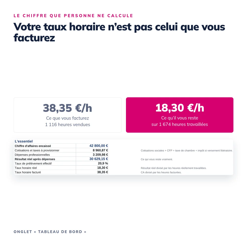Tableau de bord Micro-Entreprise 2026 2