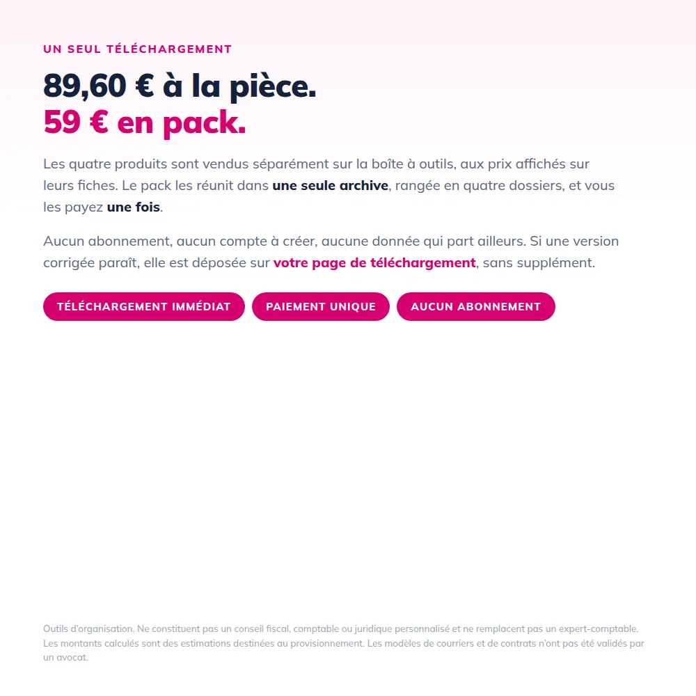 Pack Pilotage Photographe 2026 — aperçu 8