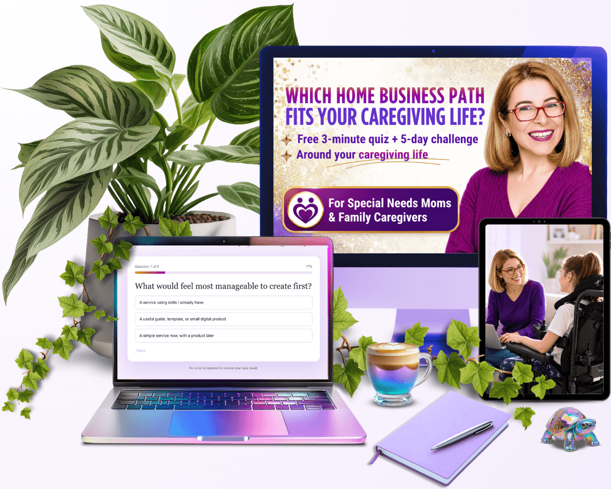 Which Home Business Path Fits Your Caregiving Life quiz for special needs moms and family caregivers