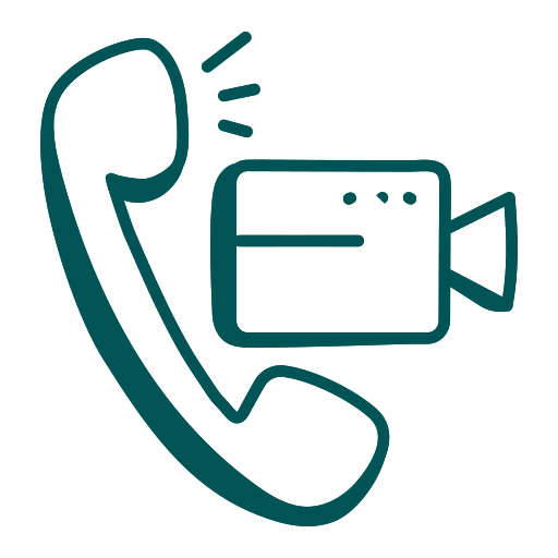 alt="Icône de visioconférence"