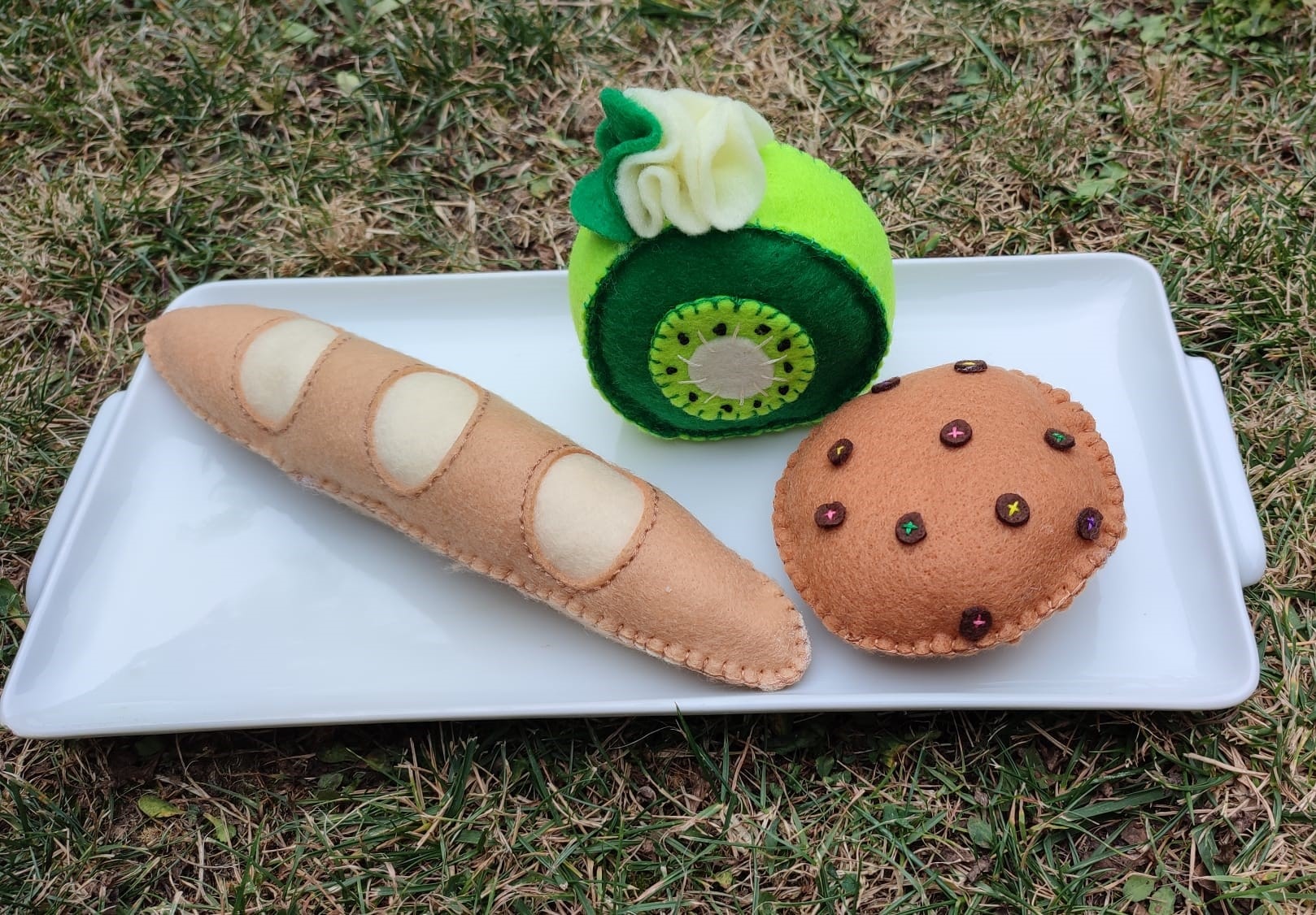 baguette en feutrine