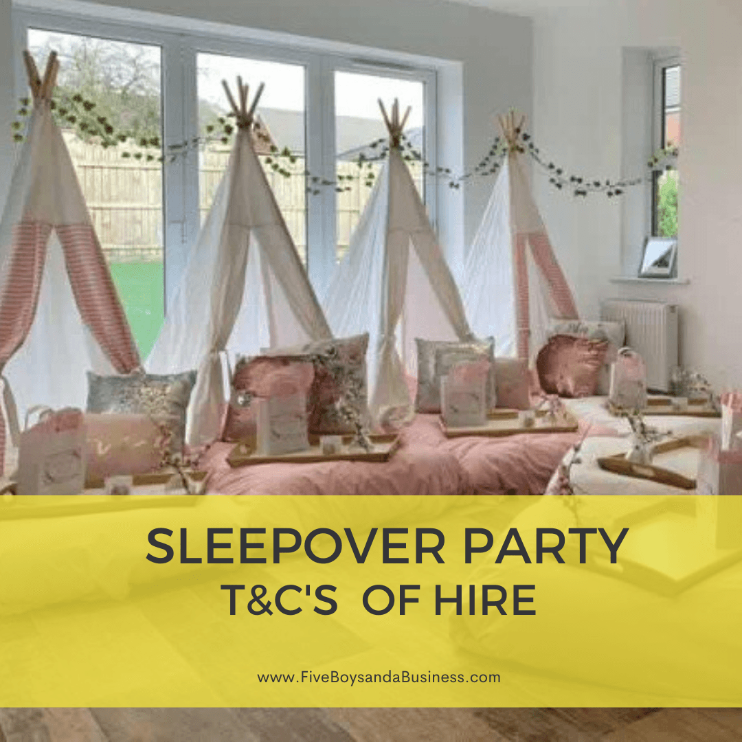Sleepover Business Terms & Conditions of Hire