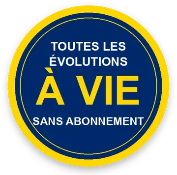 Sceau : toutes les évolutions, à vie, sans abonnement