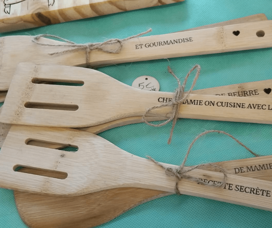 spatule raclette personnalisée a la demande