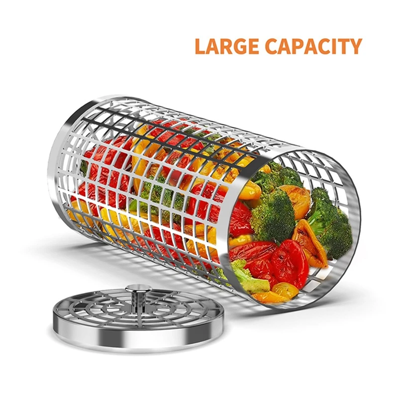 Fat Jon's BBQ Easy Cleaning Grill Basket