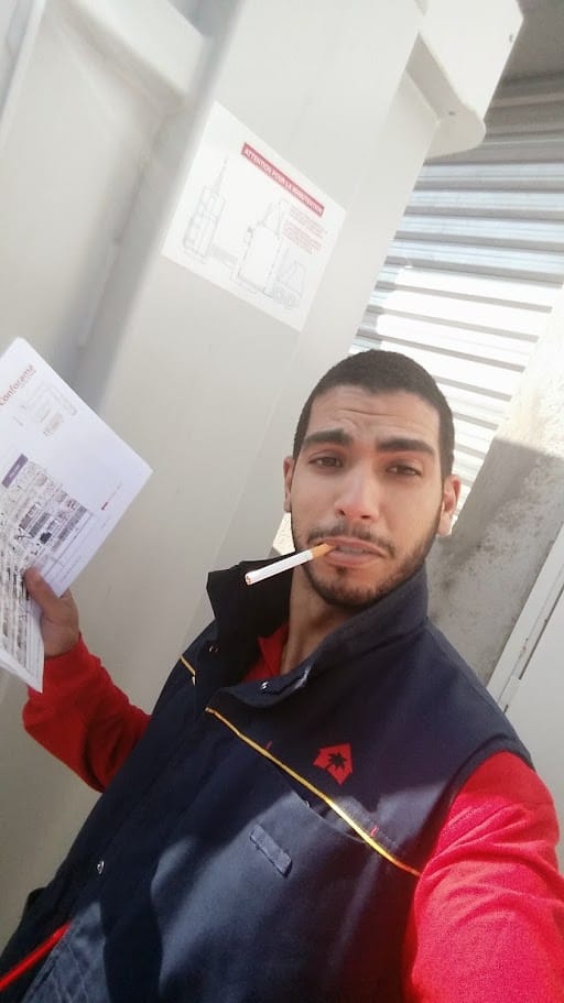 Karim pendant ses années de petits boulots