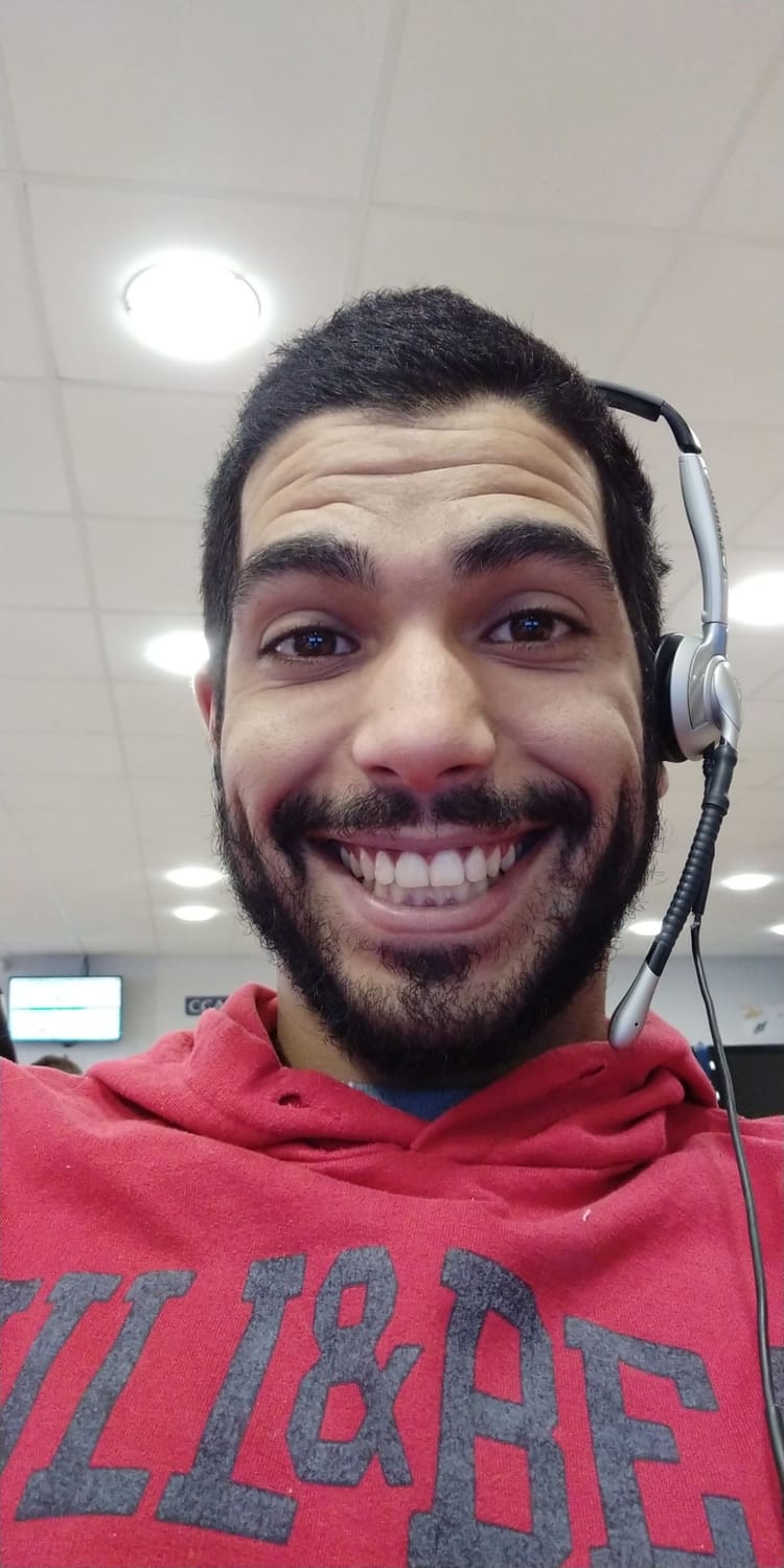Karim en centre d'appels