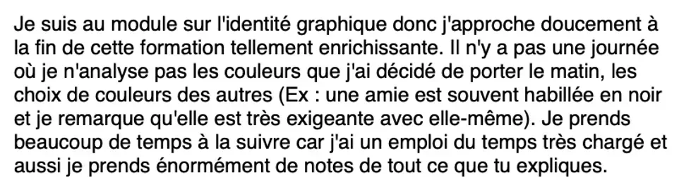 Témoignage 5