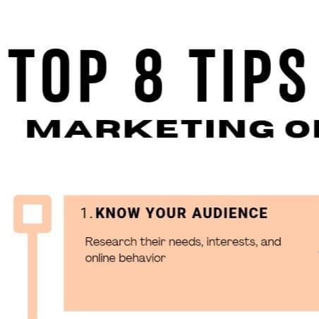 Top 8 Tips for Marketing Online 