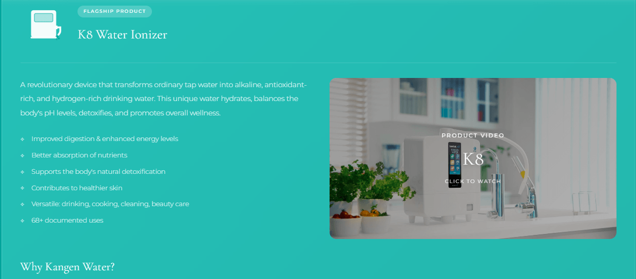 Product Section Example