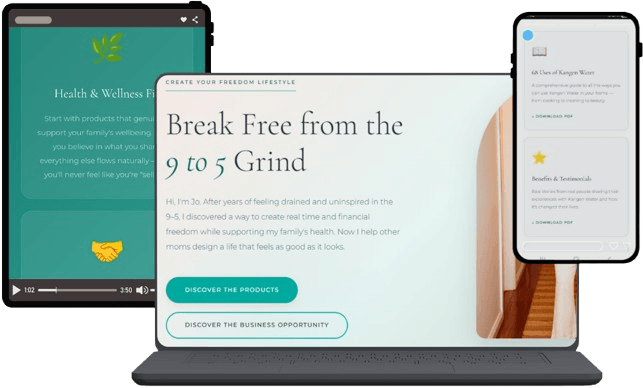 Landing Page on Multiple Devices