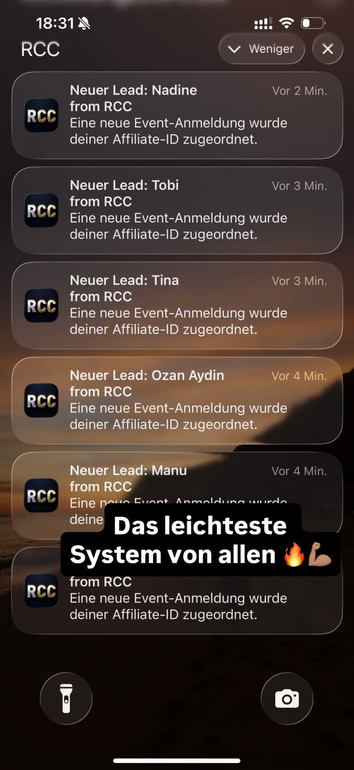 Rückmeldung aus der RCC Community – Social Proof 1