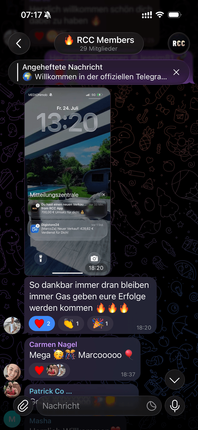 Rückmeldung aus der RCC Community – Social Proof 2