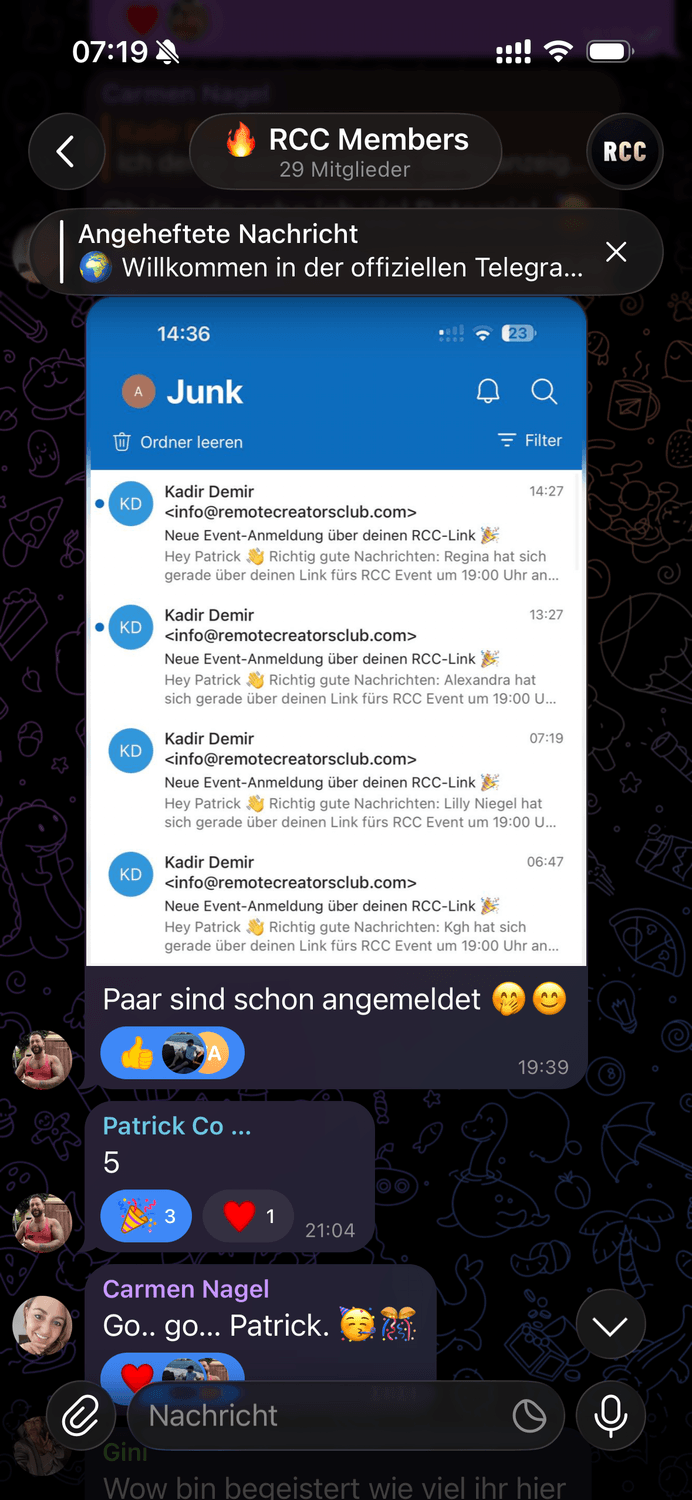 Rückmeldung aus der RCC Community – Social Proof 4