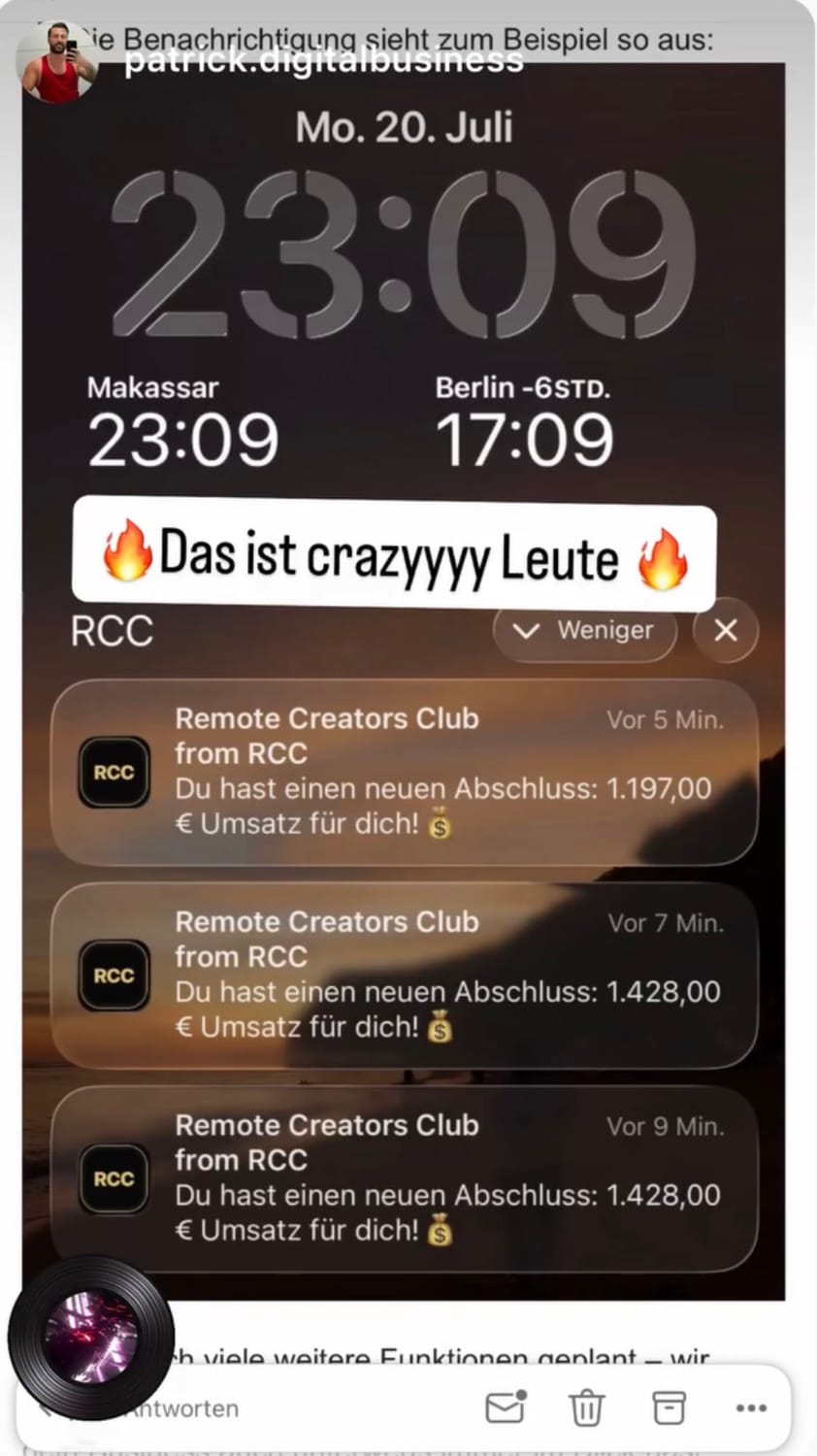 Rückmeldung aus der RCC Community – Social Proof 5