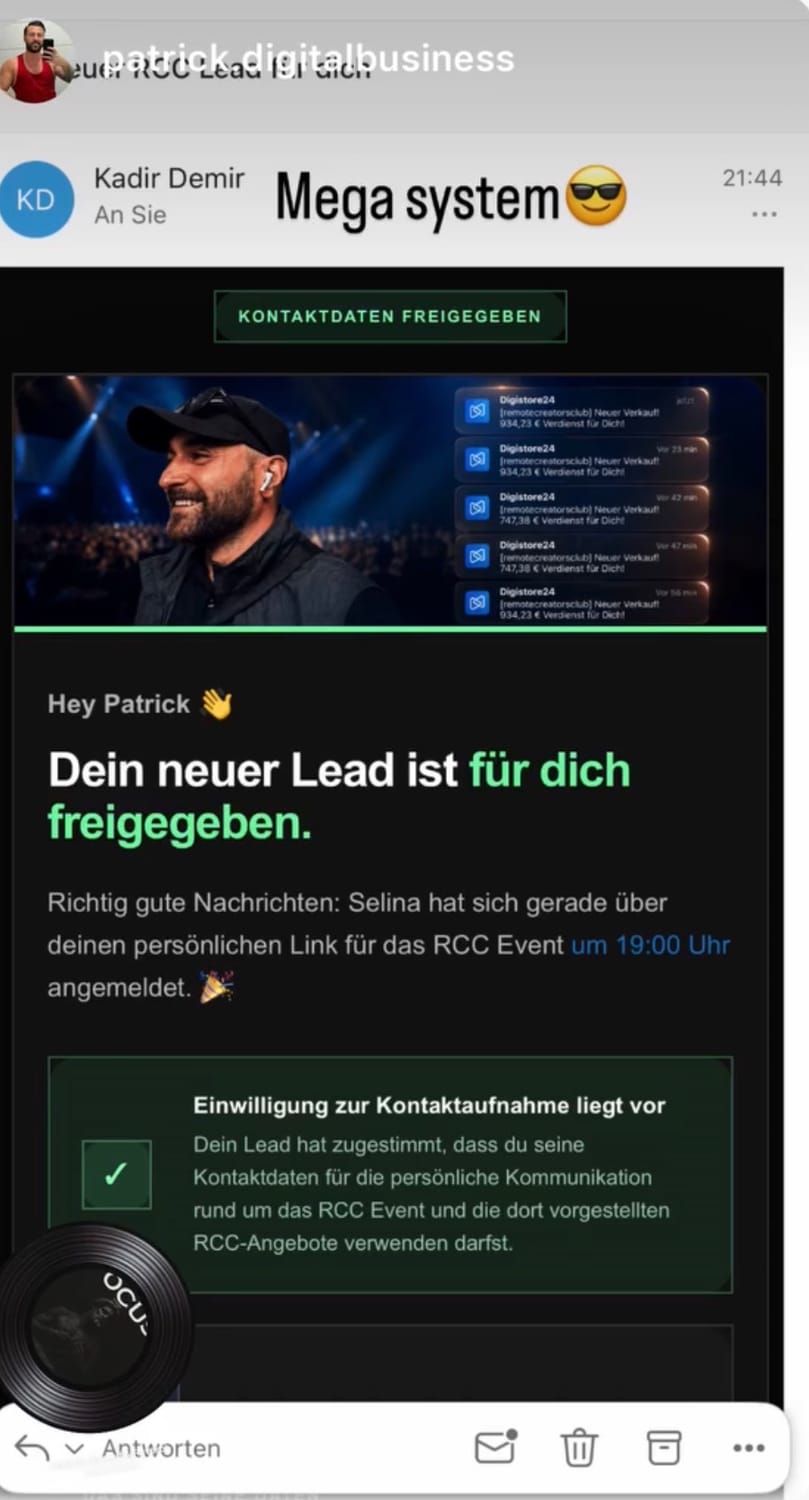 Rückmeldung aus der RCC Community – Social Proof 7