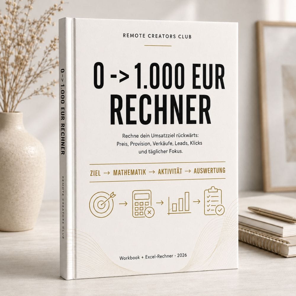 0→1.000 € Rechner – digitales RCC Workbook