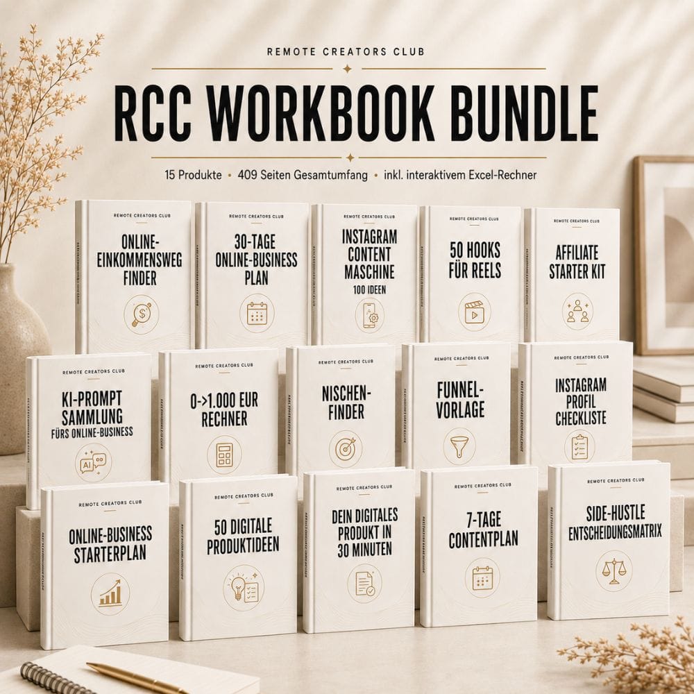 RCC Workbook Bundle mit 15 digitalen Produkten