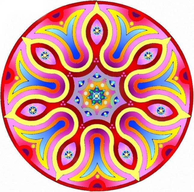 Mandale de colorat - Vasile Tenie