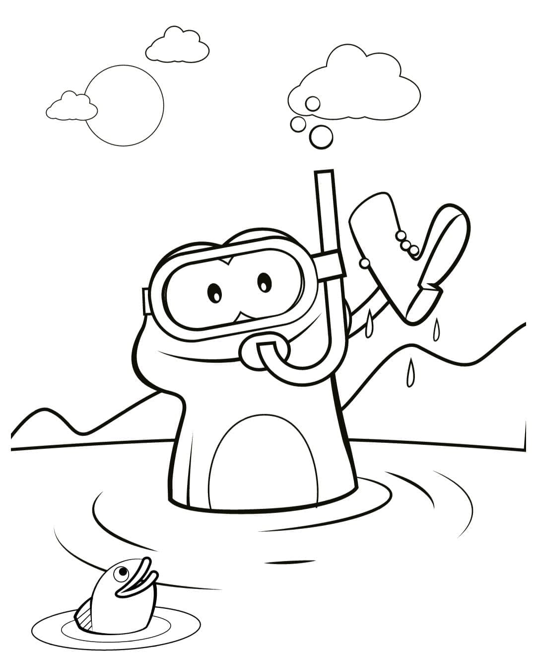 Carte de colorat pentru copii mici