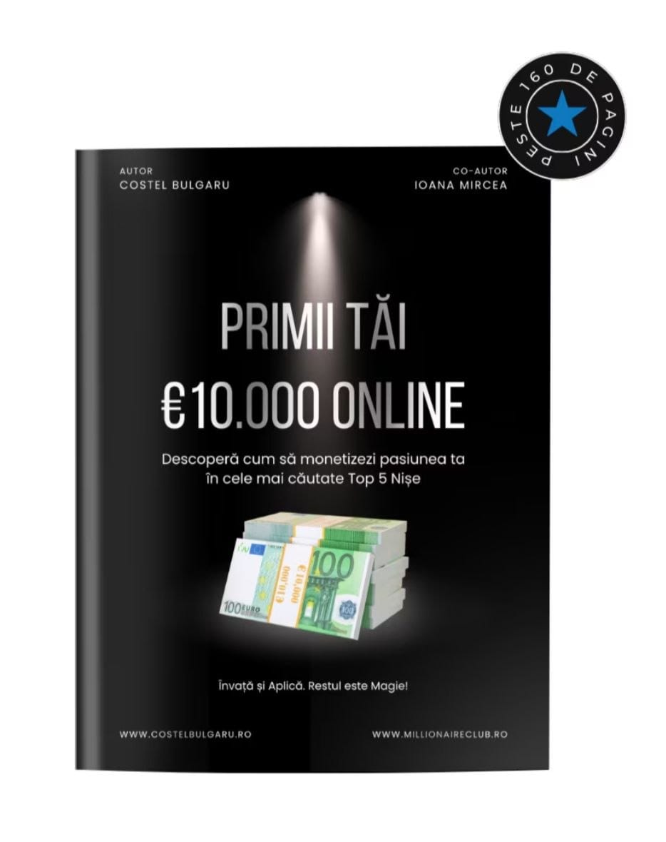 Ebook primii tai 10k din online