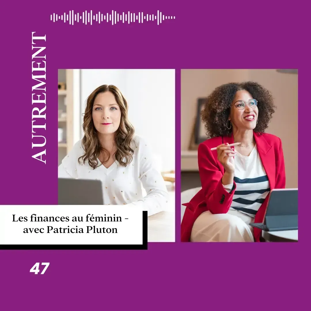 icône podcast finances au féminin