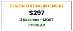 Design Editing Intensive-Personal Training