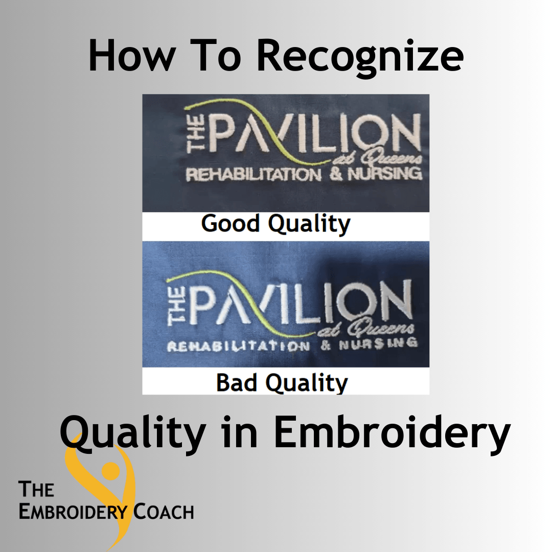 How to recognize quality in Embroidery