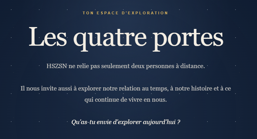 Les quatre Portes du Portail HSZSN