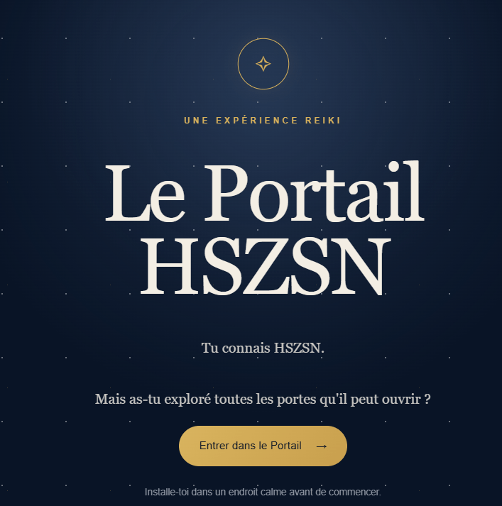 Accueil du Portail HSZSN