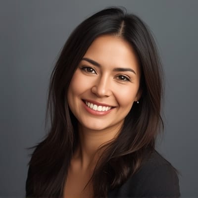 smiling woman portrait