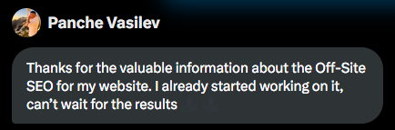 Panche Vasilev's client testimonial, as Founder of KidznBaby, for ExogN's SEO coaching and SEO consultations.