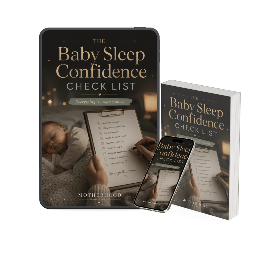 The Baby Sleep Confidence Checklist cover